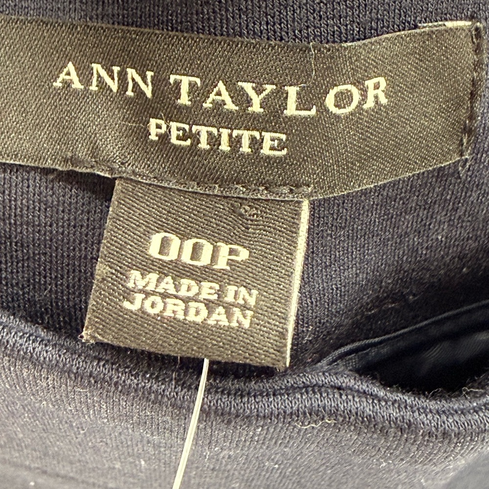 Ann Taylor Navy Blue Skinny Ankle Pants High Rise Slim Fit Office Work Trousers - Picture 4 of 11